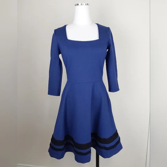 green emerald velvet dress Buy Royal Blue Cotton Poplin Fit and Flare Balloon Sleeves Short Dress  Online at SeamsFriendly main image 0